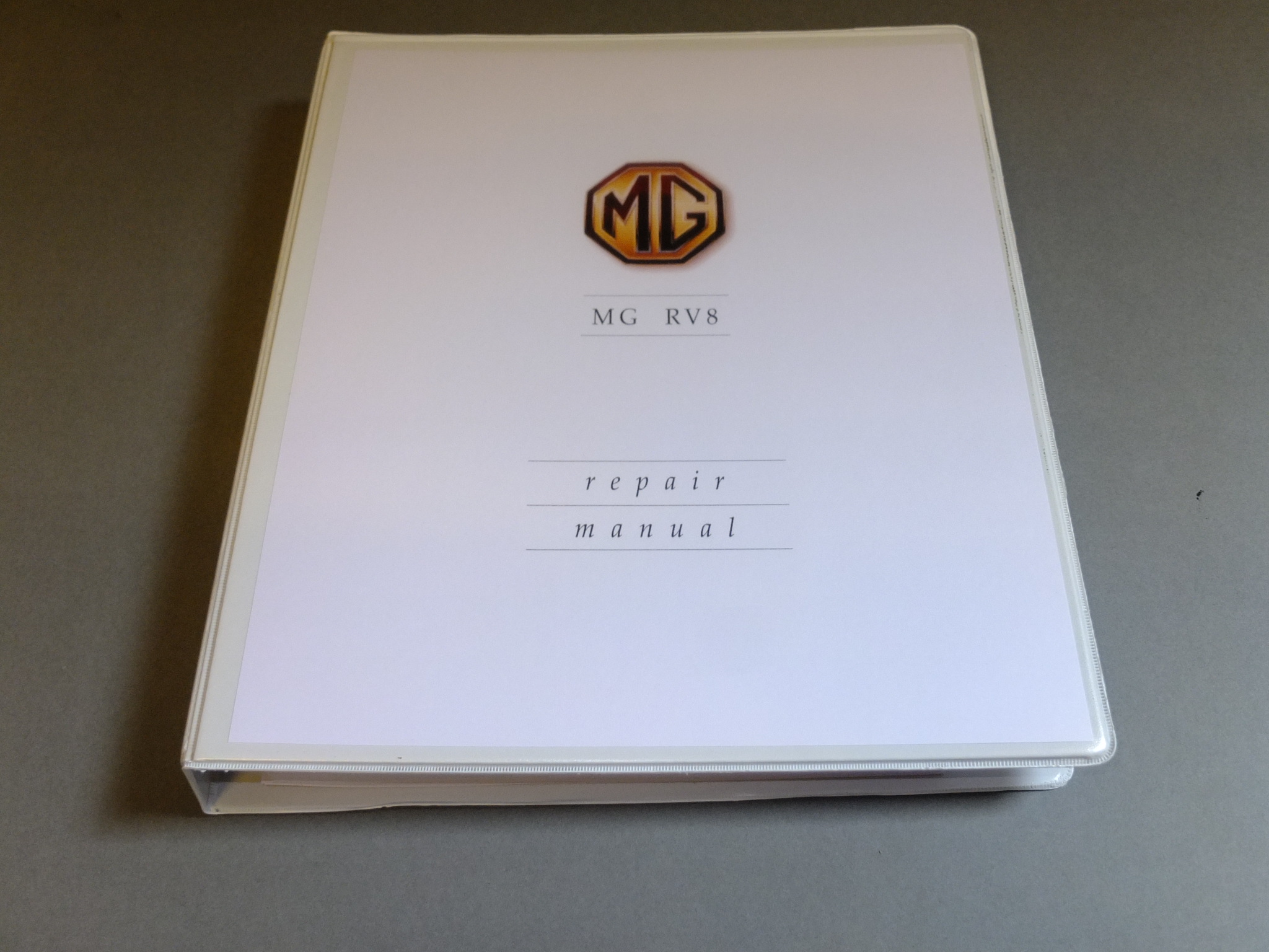 RV8 Work shop manual - MG V8 and MG RV8 car parts